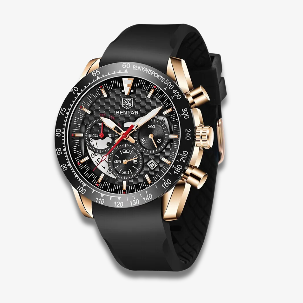 Montre Homme Classique | BY-5175 | Élégante & Étanche 10ATM