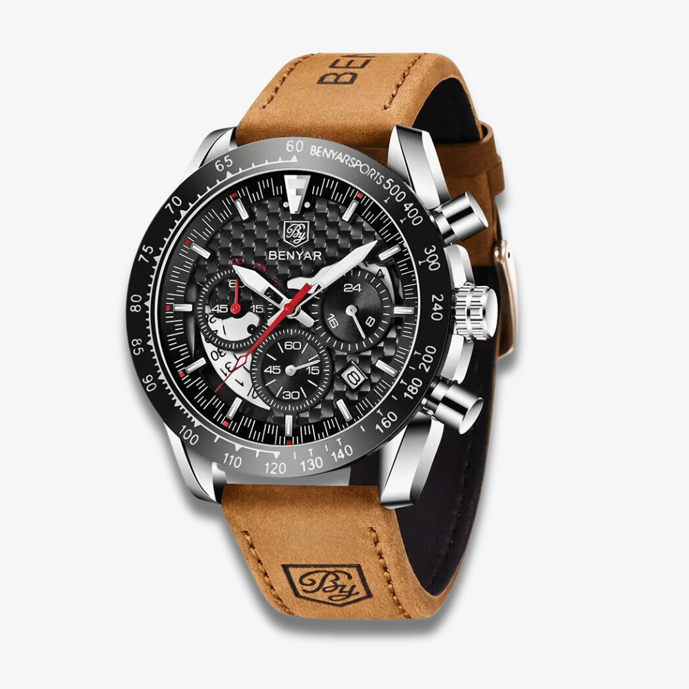 Montre Homme Classique | BY-5175 | Élégante & Étanche 10ATM