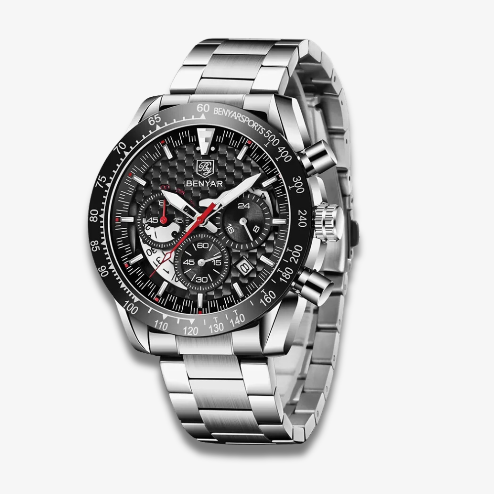 Montre Homme Classique | BY-5175 | Élégante & Étanche 10ATM