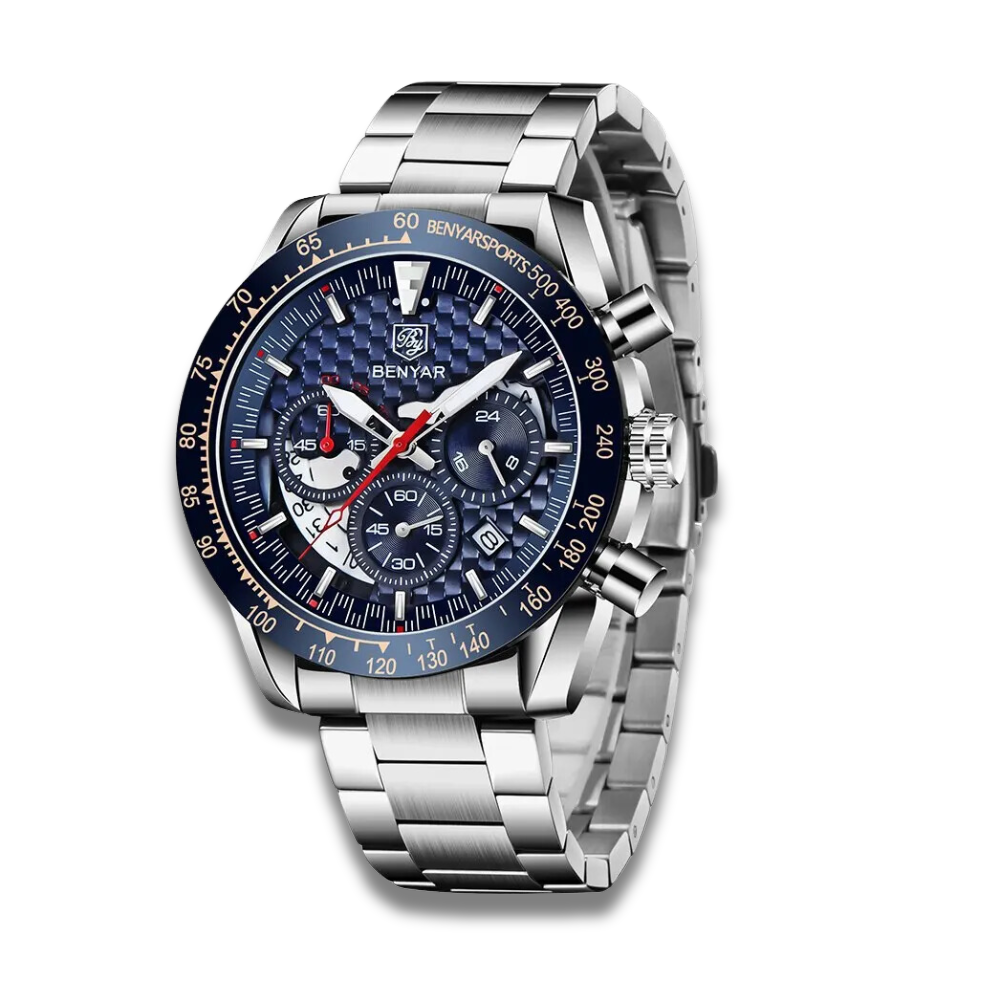 Montre Homme Classique | BY-5175 | Élégante & Étanche 10ATM