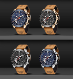 Montre Homme Classique | BY-5175 | Élégante & Étanche 10ATM