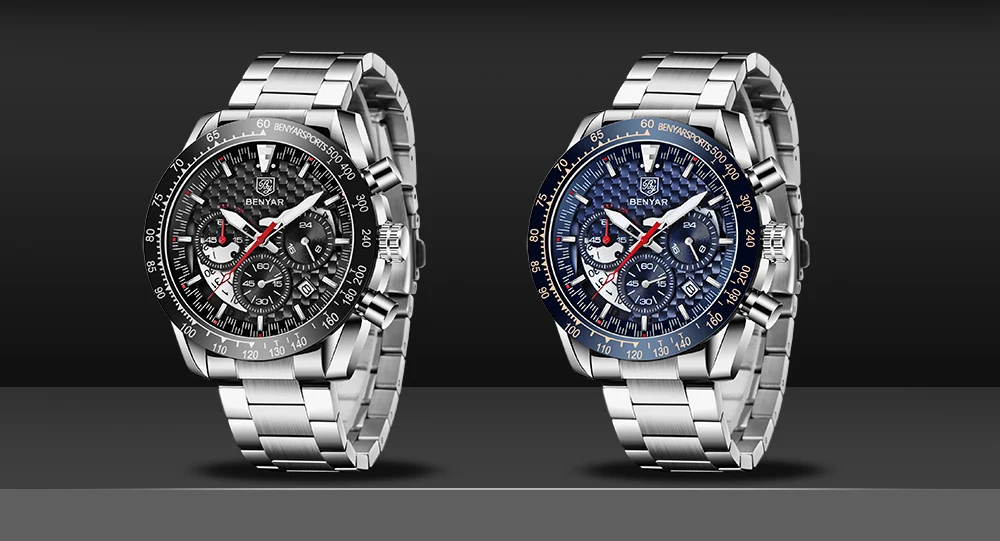 Montre Homme Classique | BY-5175 | Élégante & Étanche 10ATM