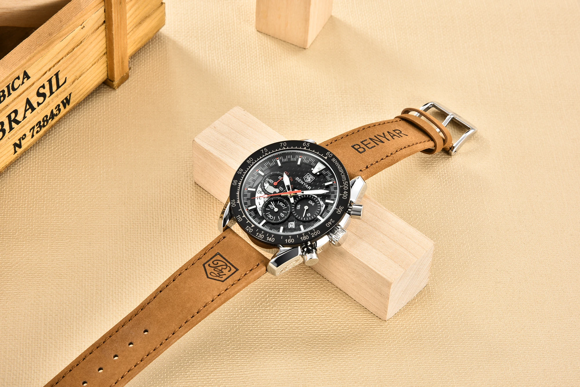 Montre Homme Classique | BY-5175 | Élégante & Étanche 10ATM