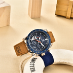 Montre Homme Classique | BY-5175 | Élégante & Étanche 10ATM