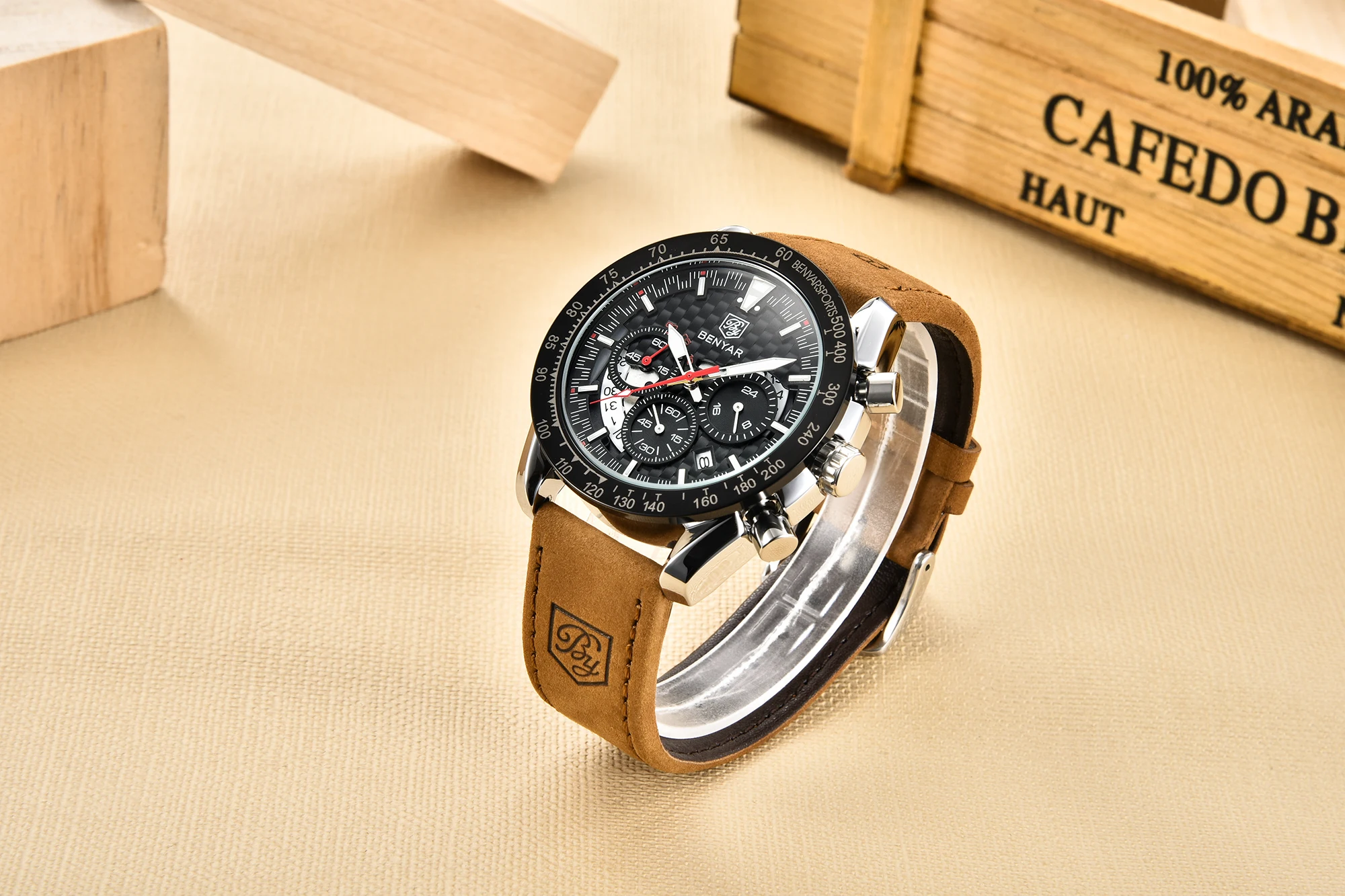Montre Homme Classique | BY-5175 | Élégante & Étanche 10ATM
