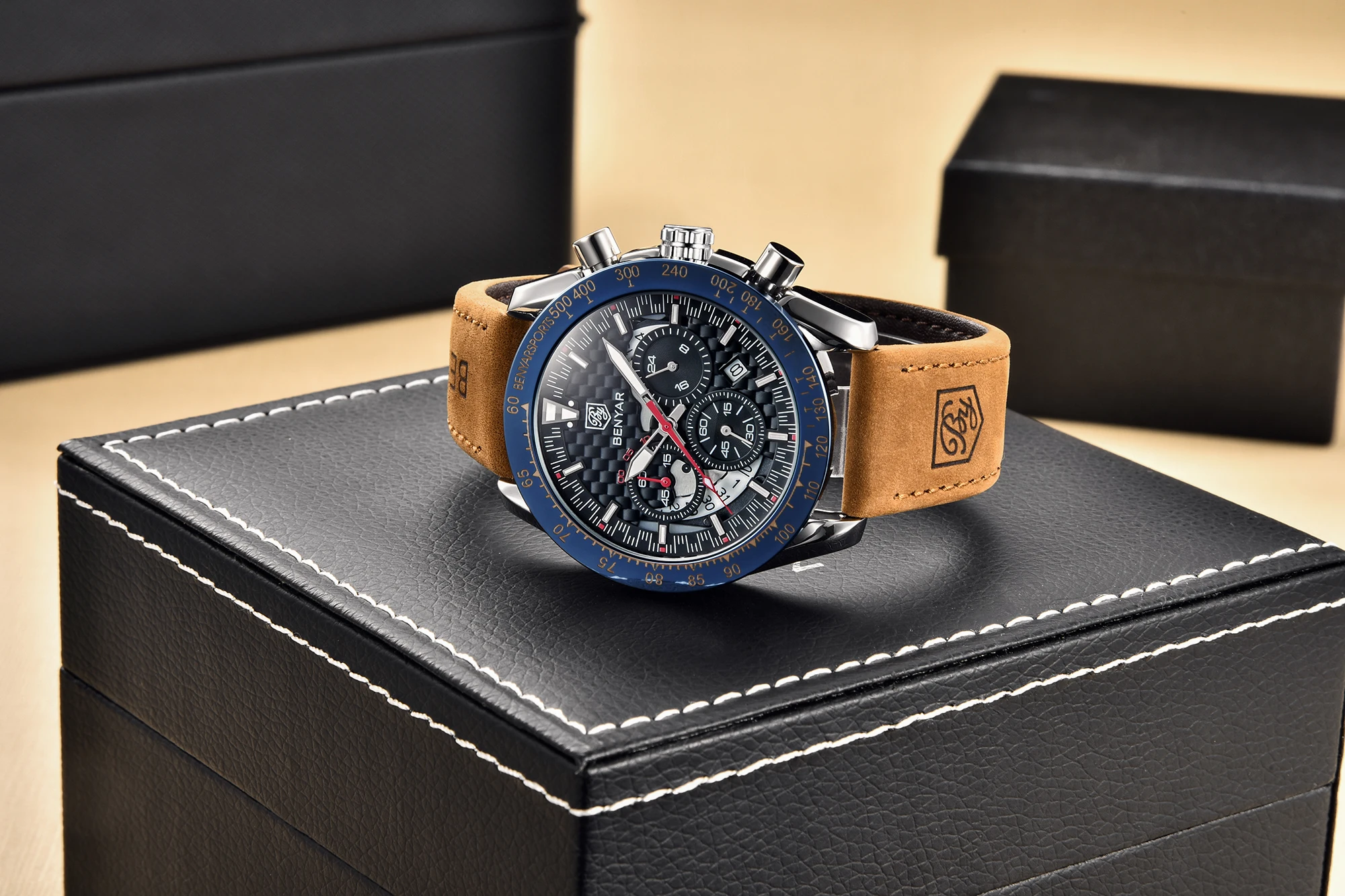 Montre Homme Classique | BY-5175 | Élégante & Étanche 10ATM