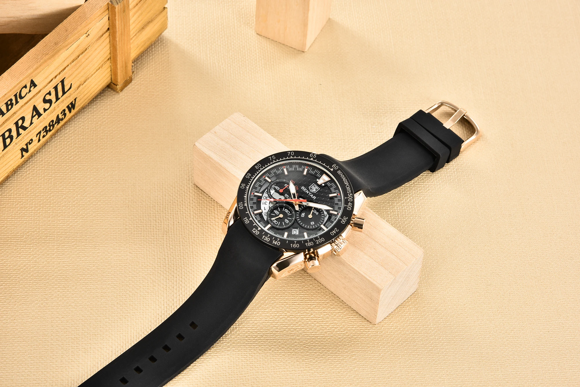 Montre Homme Classique | BY-5175 | Élégante & Étanche 10ATM