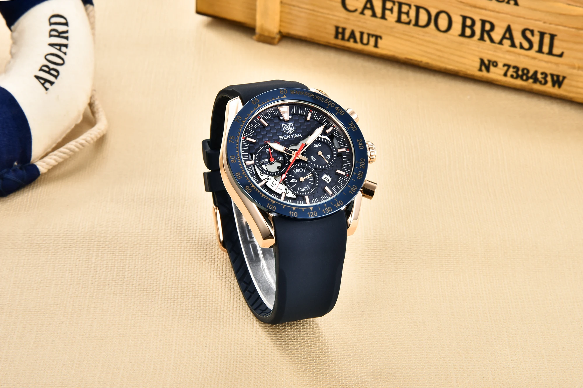 Montre Homme Classique | BY-5175 | Élégante & Étanche 10ATM