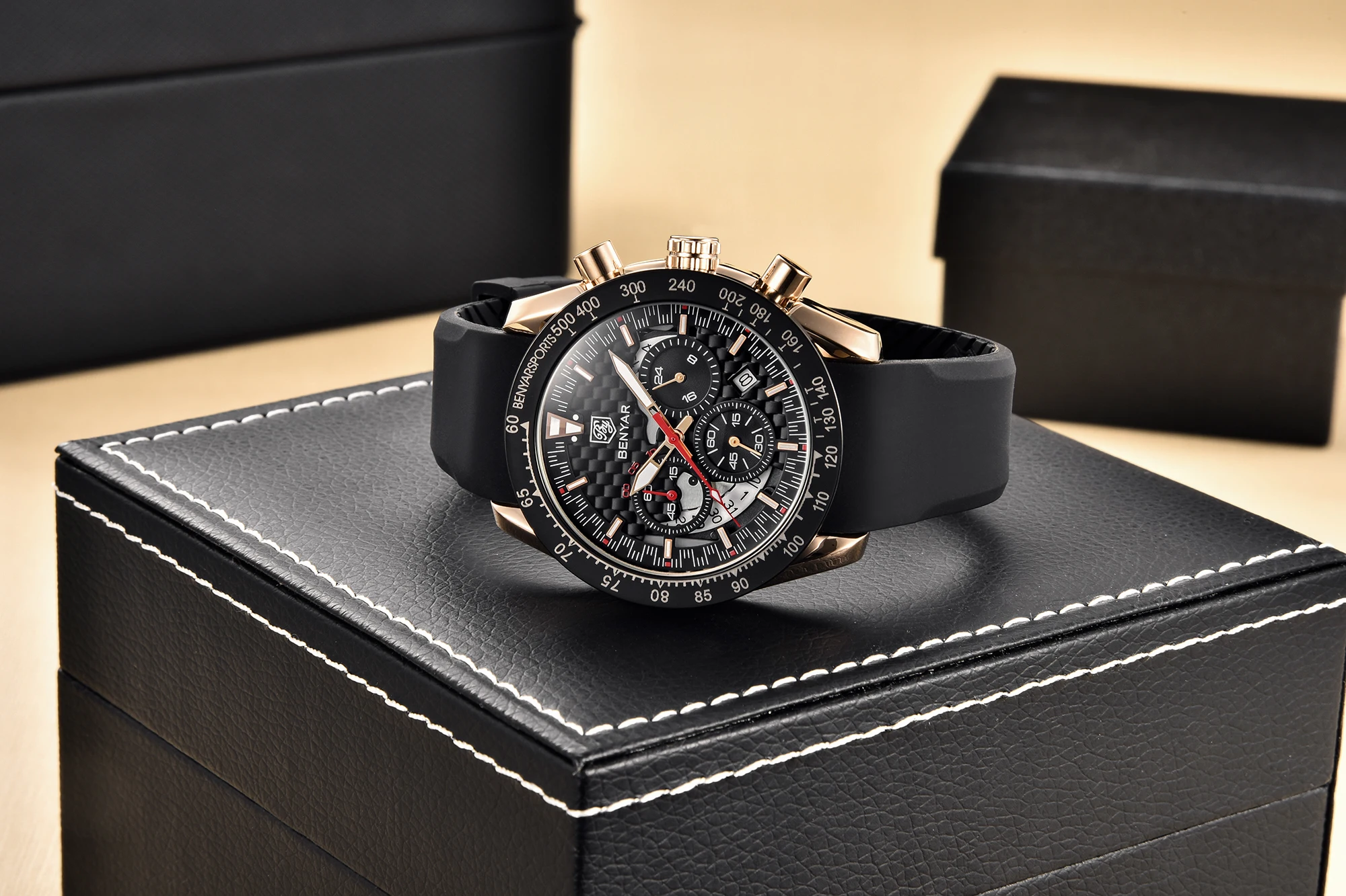 Montre Homme Classique | BY-5175 | Élégante & Étanche 10ATM