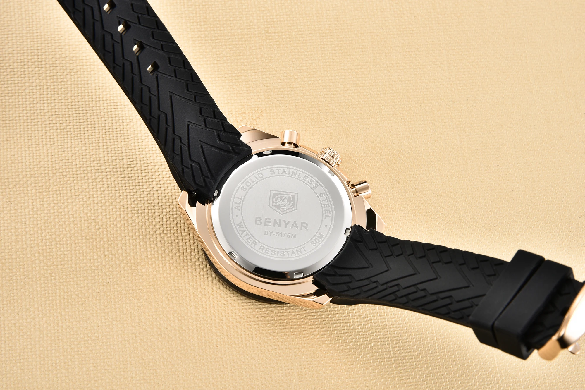 Montre Homme Classique | BY-5175 | Élégante & Étanche 10ATM