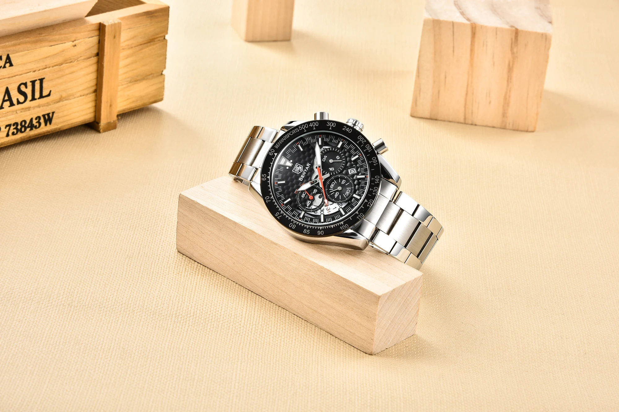 Montre Homme Classique | BY-5175 | Élégante & Étanche 10ATM