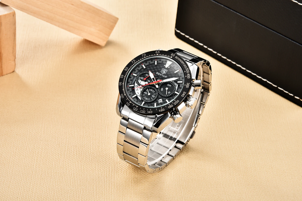 Montre Homme Classique | BY-5175 | Élégante & Étanche 10ATM
