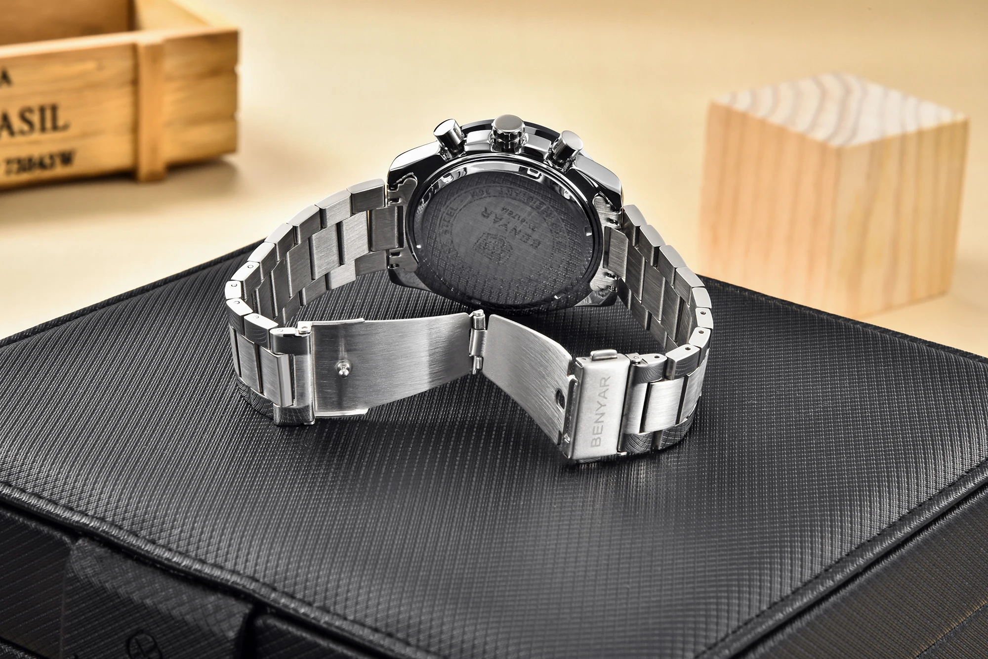 Montre Homme Classique | BY-5175 | Élégante & Étanche 10ATM