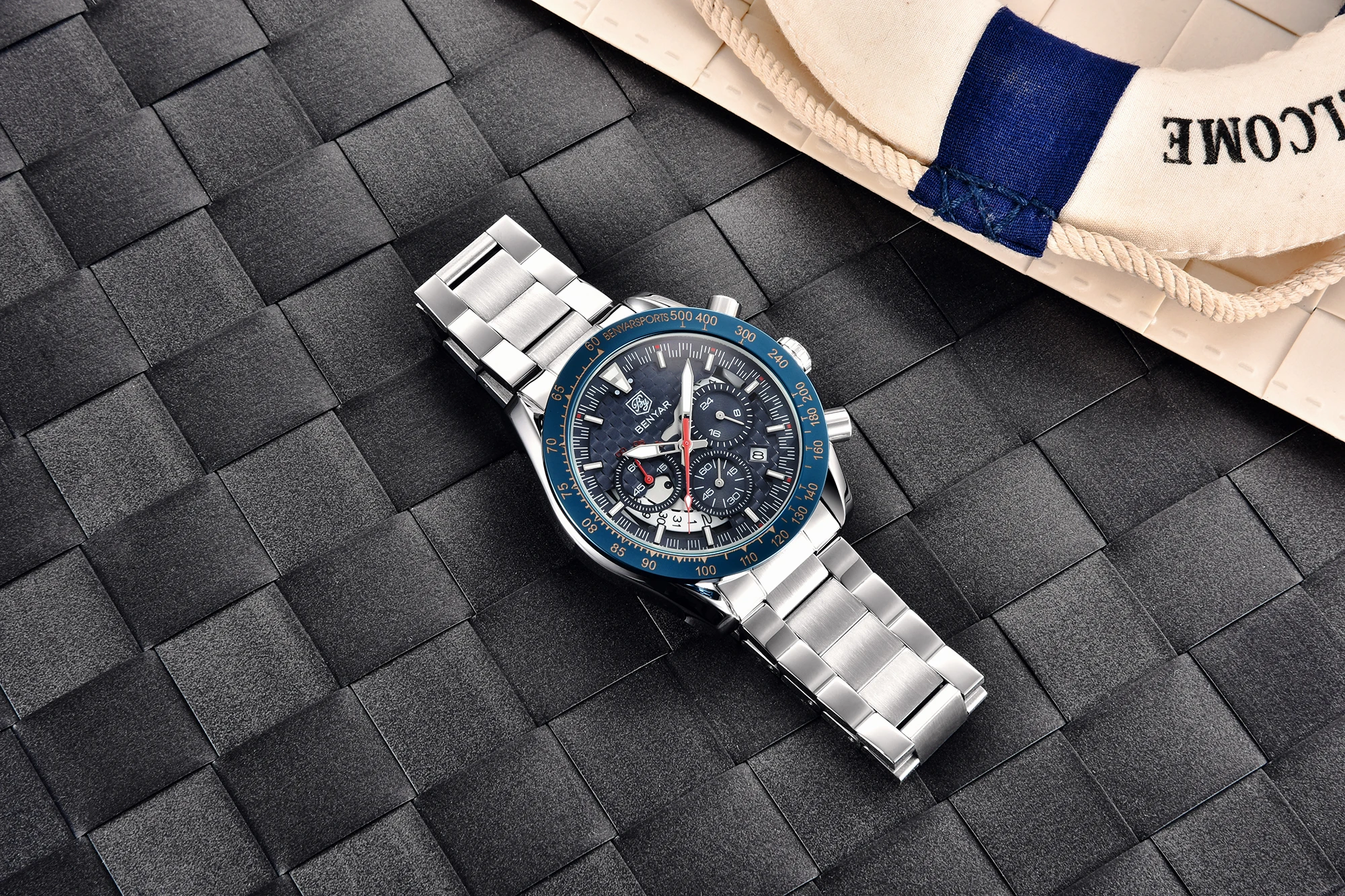Montre Homme Classique | BY-5175 | Élégante & Étanche 10ATM