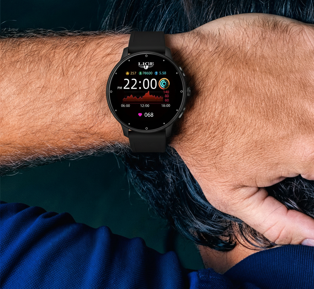 Montre Connectée Lige® Homme & Femme | Appel Bluetooth & Multisports