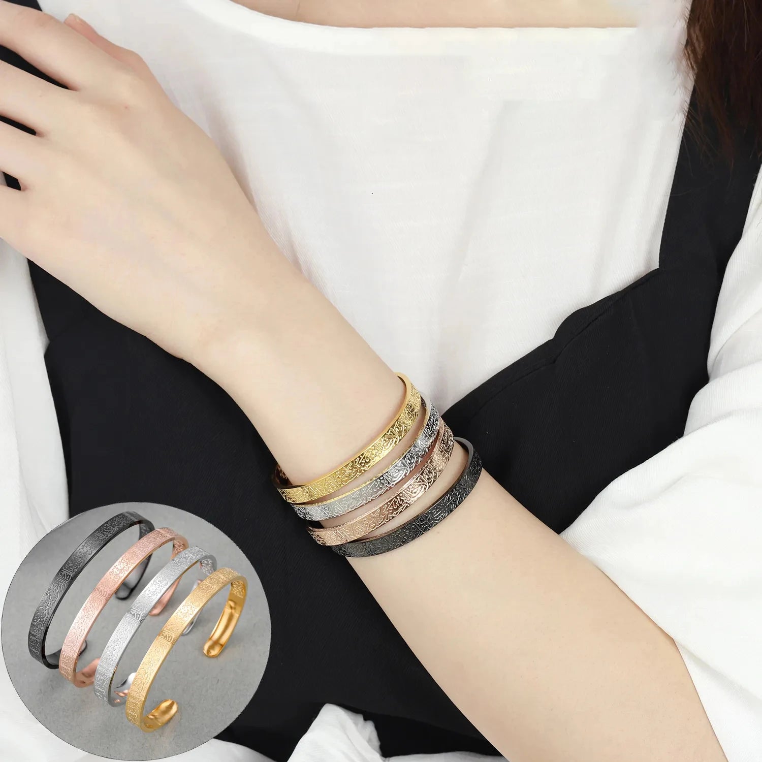 Bracelet en acier inoxydable pour femmes | Cadeau idéal